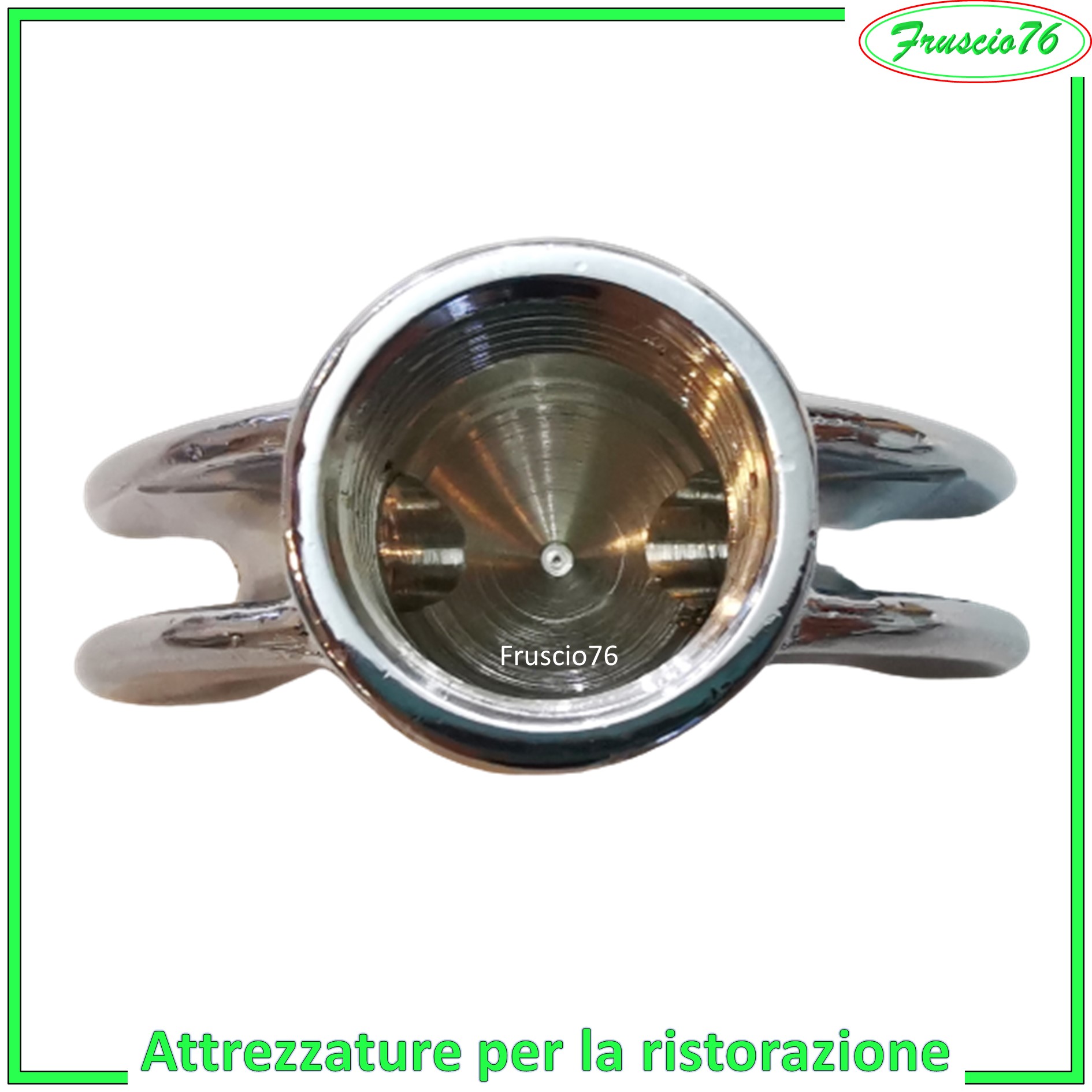 Beccuccio 2 Tazze 3/8 Doppio per Portafiltro Macchina Caffè Gaggia Saeco Pavoni